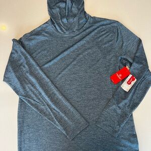 BCG Heathered Blue Training Hoodie - Large
